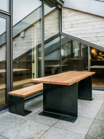 Outdoor Esstisch + Sitzbank