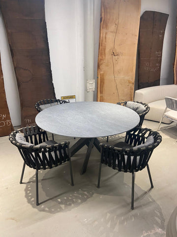 Outdoor Esstisch System Star_ inkl. Stühle