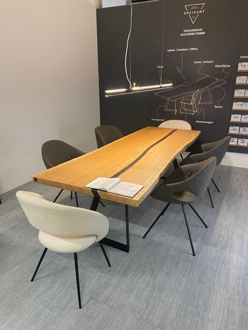 Esstisch Eiche_ A439 inkl. Stühle