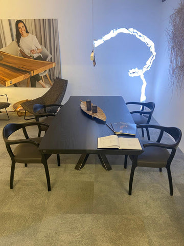 Esstisch Eiche_ A1343 inkl. Stühle