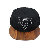 Dreikant Cap "Timber Black"